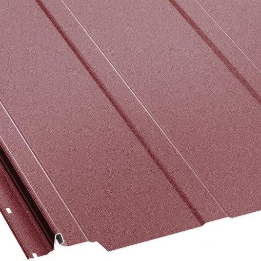 Профилирана ламарина в червен цвят за покриви и фасади, идеална за скатни покриви | LATIVA.bg