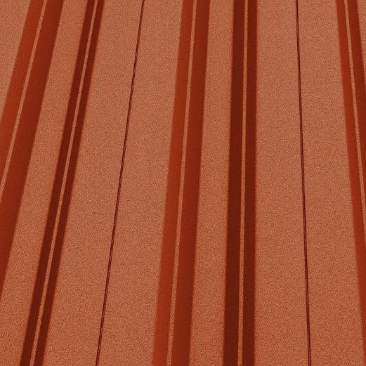 Покривна ламарина LT60 в червен цвят, идеална за ремонт на покриви, скатни покриви, и метални керемиди | LATIVA.bg