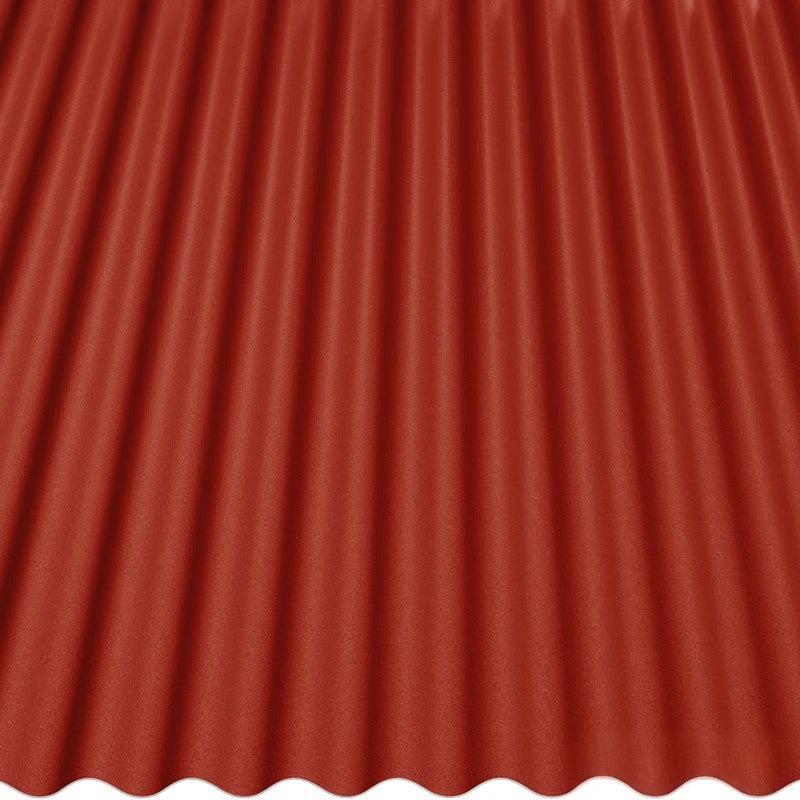 Покривна ламарина S18 в червен цвят, идеална за ремонт на покриви и скатни покриви | LATIVA.bg