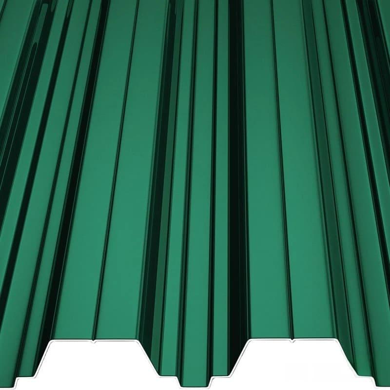 Високопрофилна ламарина в зелено, идеална за покриви и фасади, устойчива на атмосферни условия | LATIVA.bg