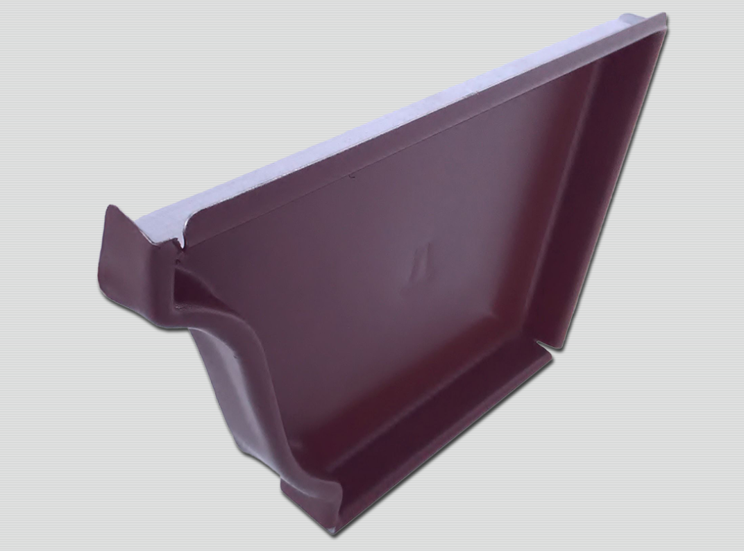 Безшевна капачка лява/дясна за покриви, аксесоар за метални керемиди, ремонт на покриви, LATIVA.bg