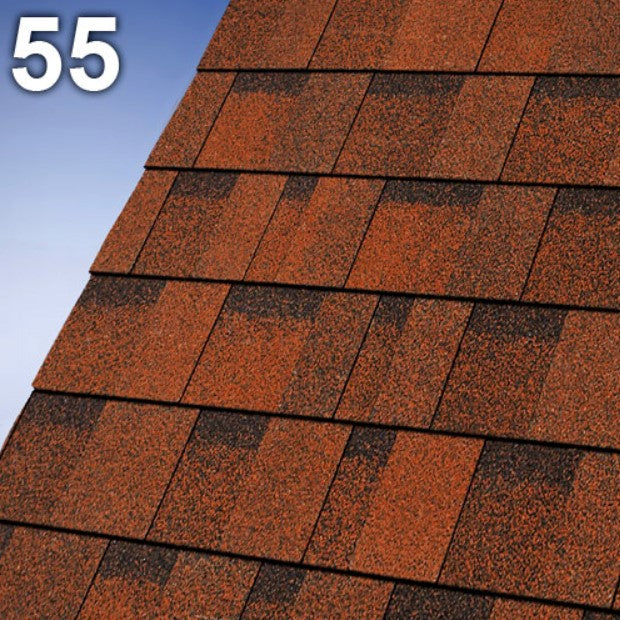 Битумна керемида IKO Cambridge Xtreme в цвят 55, идеална за ремонт на покриви и скатни покриви - LATIVA.bg