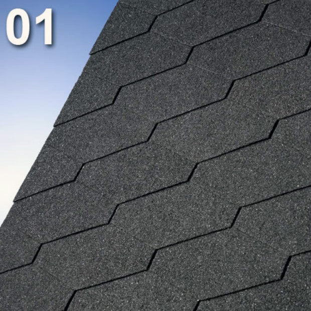 Битумна керемида IKO Diamantshield с диамантен дизайн, самозалепваща, устойчива на атмосферни влияния за ремонт на покриви - LATIVA.bg