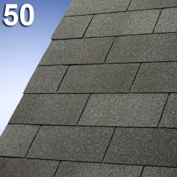 Битумна керемида IKO Superglass 3Tab с естетичен дизайн и защита, идеална за ремонт на покриви. LATIVA.bg