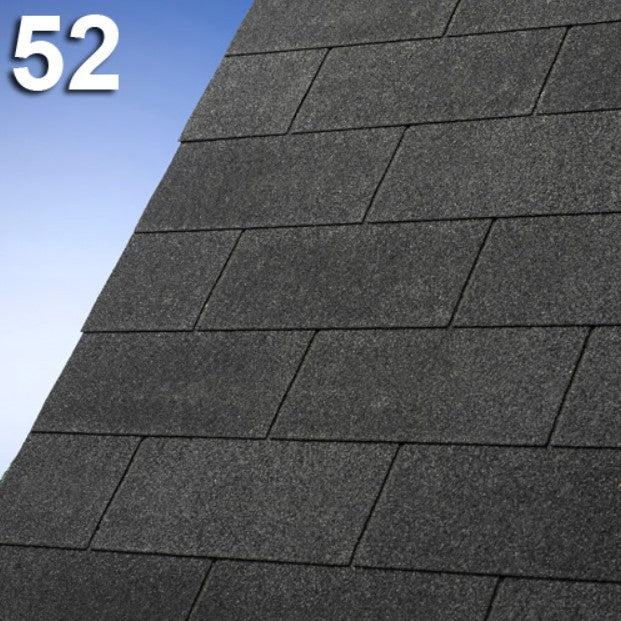 Битумна керемида IKO Superglass 3Tab в тъмен цвят, идеална за ремонт на покриви, устойчивост на UV и атмосферни влияния - LATIVA.bg