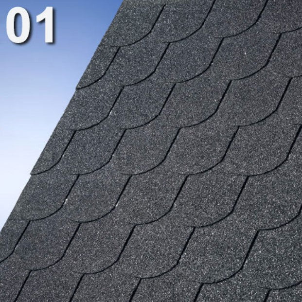 Битумна керемида IKO Superglass Бибер в класически стил, идеална за комфортни скатни покриви, LATIVA.bg