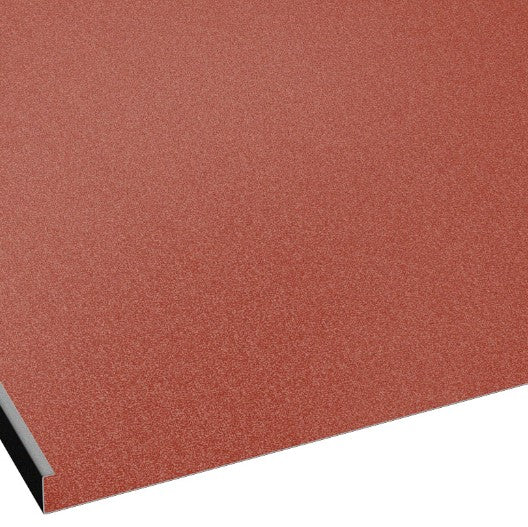 Двоен фалц BILKA Мат в червен цвят, идеален за ремонти на покриви и фасади, устойчив материал с дълготрайност от LATIVA.bg