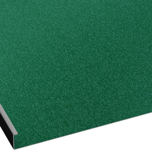 Двоен фалц BILKA в зелено, устойчив материал за строителни нужди и покриви, предлаган от LATIVA.bg