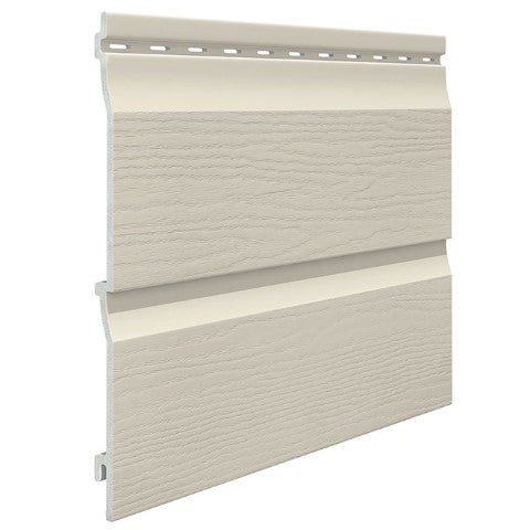 Фасаден двоен панел Kerrafront Classic FS-202 в светъл цвят, идеален за ремонт на покриви и фасадни панели от LATIVA.bg.