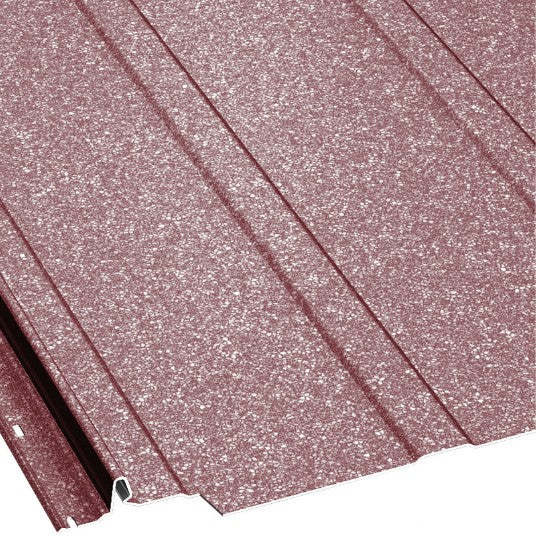 Метална керемида в розов цвят за покрив, идеална за ремонт на покриви и модернизация на фасади, LATIVA.bg