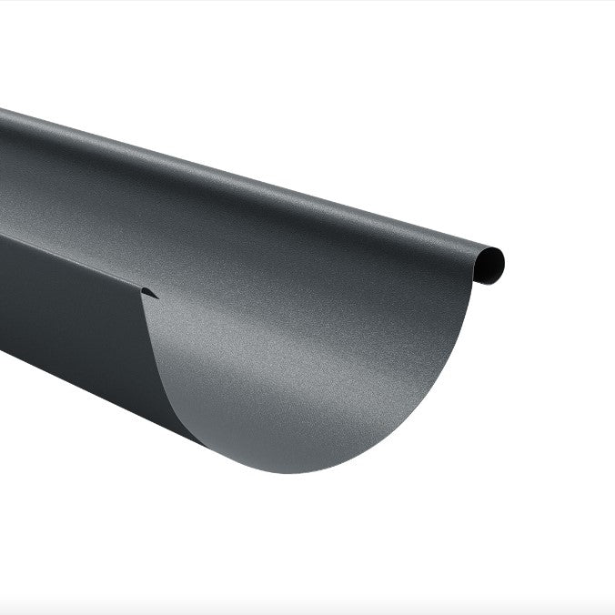 Метален улук Мат 125мм/2м за скатни покриви и ремонт на покриви; идеален за водосточни системи. LATIVA.bg