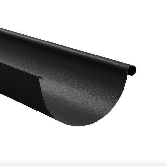 Метален улук Мат 125мм/2м за ремонт на покриви, качествени водосточни системи, цени от LATIVA.bg