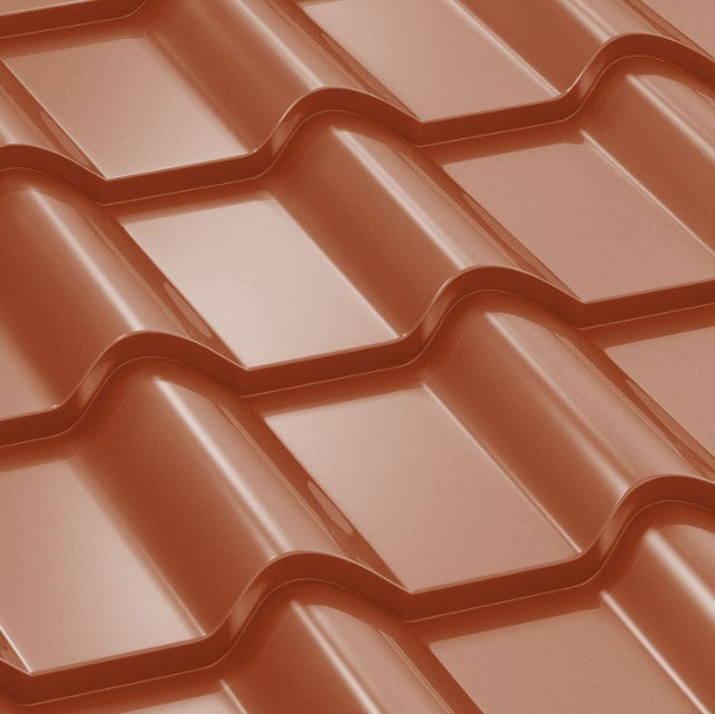 Метални керемиди BILKA Balcanic гланцова повърхност, идеални за ремонт на покриви и изграждане на скатни покриви, LATIVA.bg