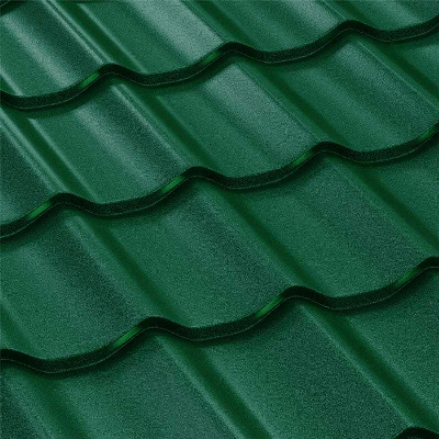 Метални керемиди BILKA Clasic Mat в зелено за ремонт на покриви, идеални за скатни покриви, LATIVA.bg