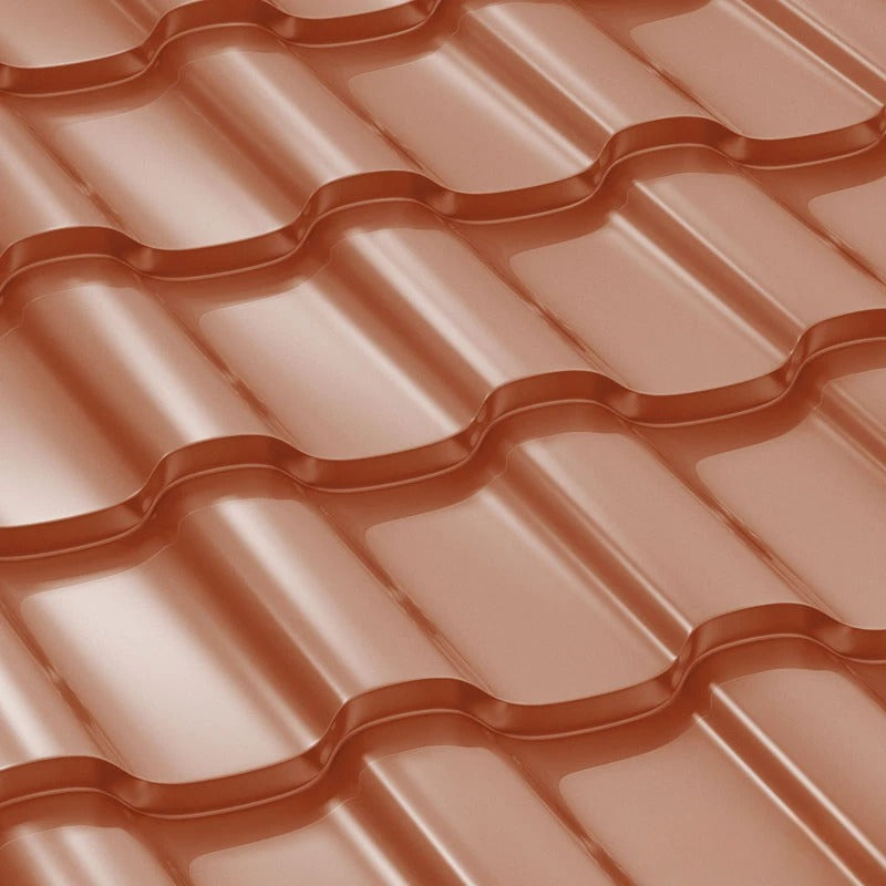 Метални керемиди BILKA Iberic Гланц, идеални за ремонт на покриви и на скатни покриви, цена ремонт на покрив, LATIVA.bg