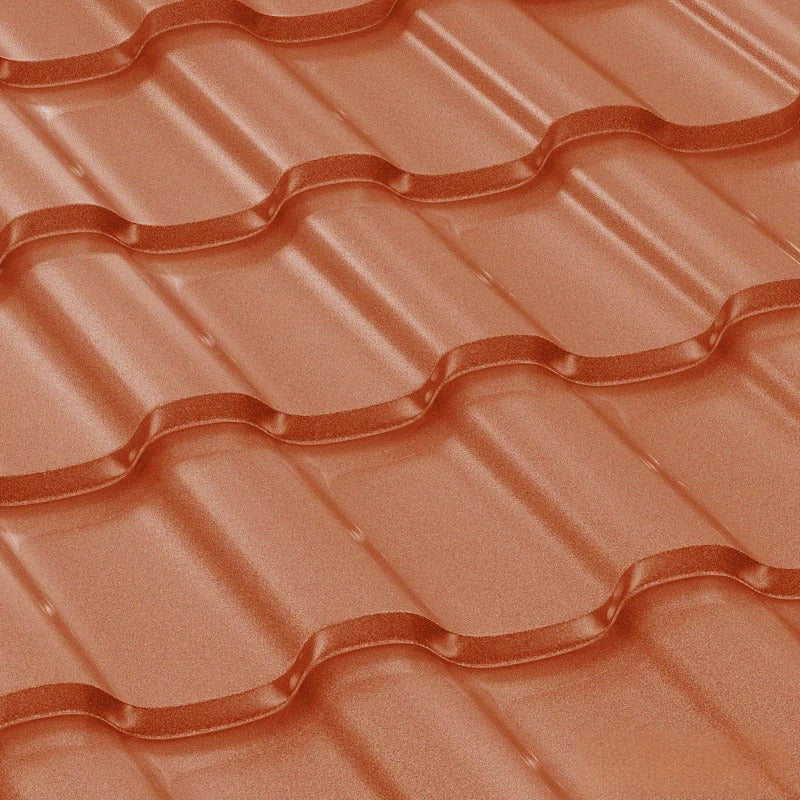 Метални керемиди BILKA Iberic Mat в цвят на старо розово, идеални за ремонт на покриви и скатни покриви - LATIVA.bg