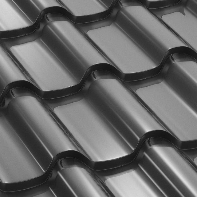 Метални керемиди BILKA Romanic с гланцов завършек за стилни скатни покриви, идеални за ремонт на покриви - LATIVA.bg