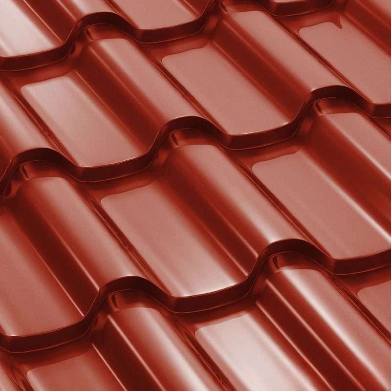 Метални керемиди BILKA Romanic Гланц, идеални за ремонт на покриви, ниски цени, стилен избор за скатни покриви, LATIVA.bg