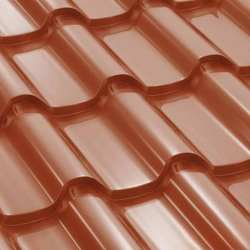 Метални керемиди BILKA Romanic гланц, идеални за ремонт на покриви и скатни покриви. Отлична цена и качество от LATIVA.bg.