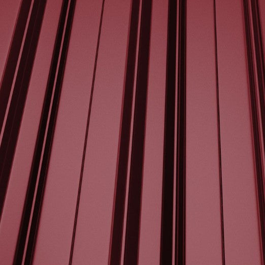 Профилирана ламарина BILKA L60 Гланц в червен цвят, идеална за ремонт на покриви и изграждане на скатни покриви. LATIVA.bg