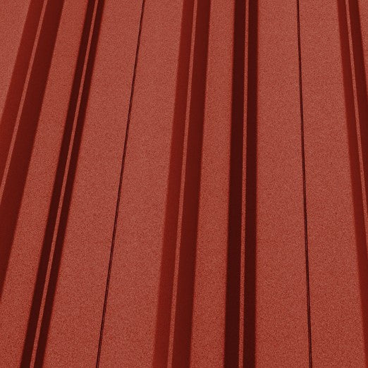 Профилирана ламарина BILKA L60 в червен цвят, идеална за сградите, издръжлива и естетична покривна система от LATIVA.bg.