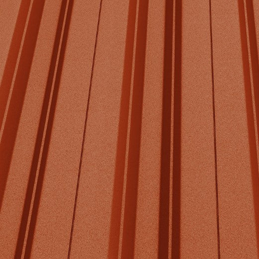 Профилирана ламарина BILKA L60 в кафяв цвят, идеална за покриви и облицовки - качествен покривен материал от LATIVA.bg