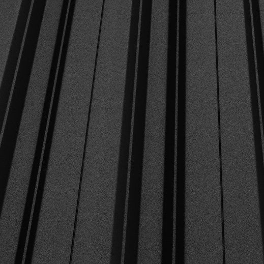 Профилирана ламарина BILKA L60 в черен цвят, идеална за покриви, облагаха за ремонт на покриви - LATIVA.bg