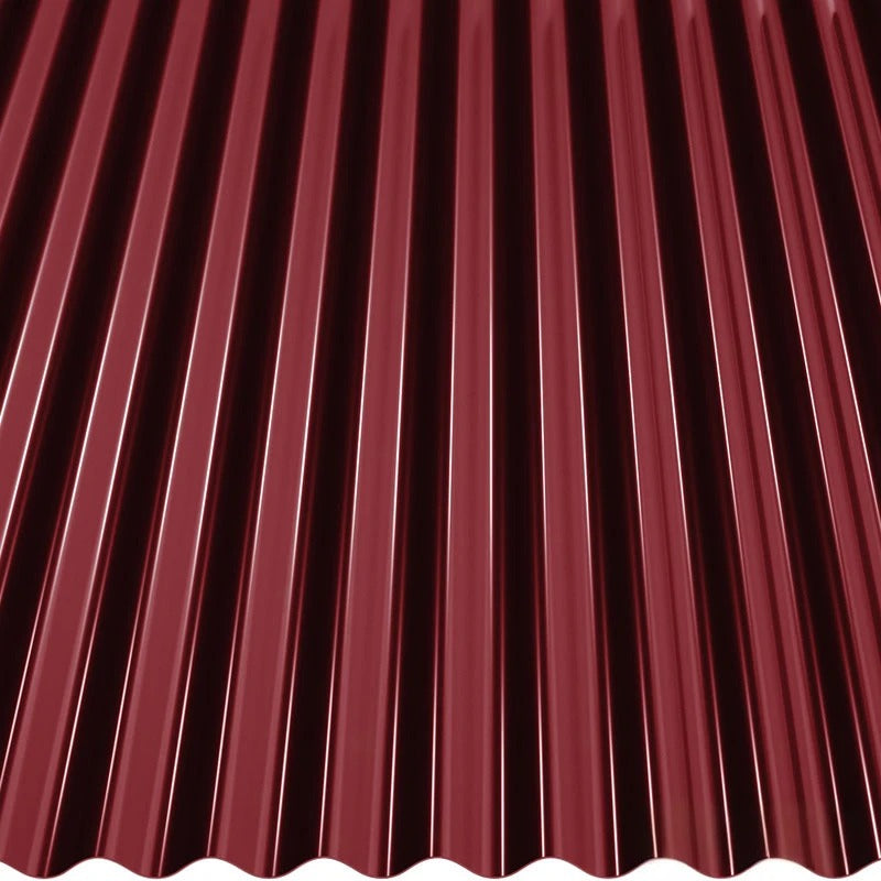 Профилирана ламарина BILKA S18 в гланцово червено за покривни ремонти в София, конкурентни цени онлайн, LATIVA.