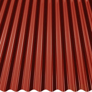 Профилирана ламарина BILKA S18 Гланц в червен цвят, подходяща за покривни ремонти в София, цена и онлайн поръчки.