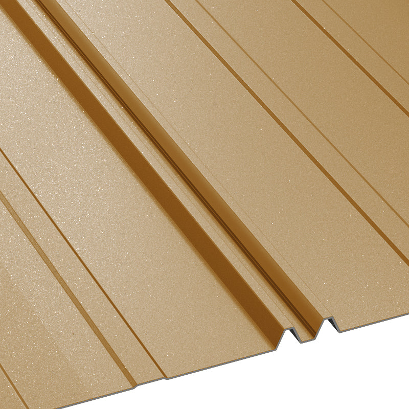 Ретро Дуо BILKA Гланц панел с златист цвят и уникален дизайн за интериорна трансформация.