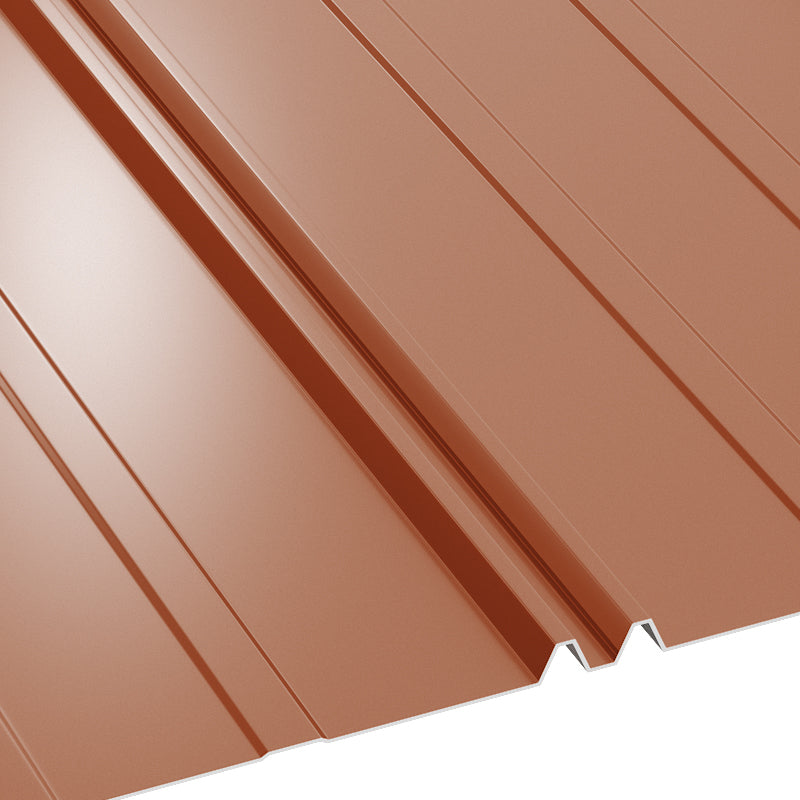 Ретро Дуо BILKA Гланц - детайл на кафяв клик панел с модерен дизайн за интериорен ремонт.