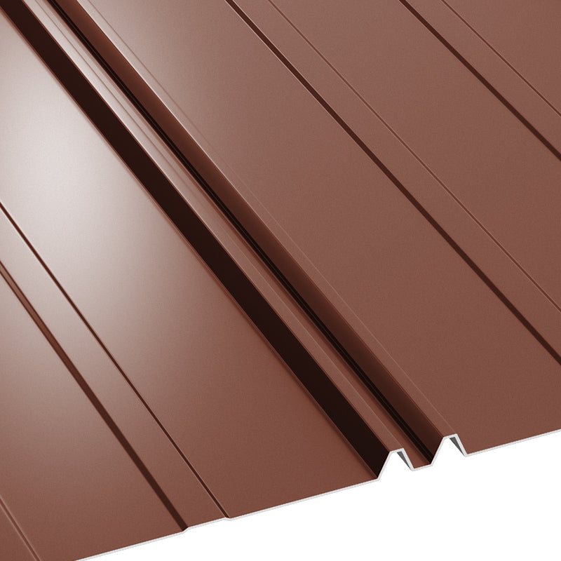 Ретро Дуо BILKA Гланц – панел с кафяв финиш за стилна трансформация на интериора.