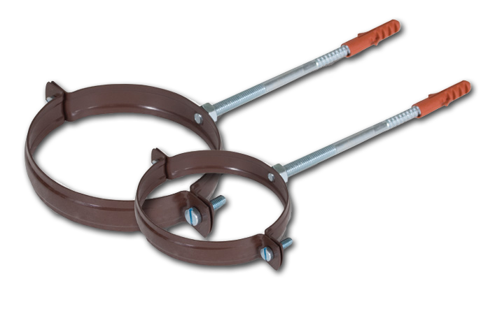 Скоба комплект за безшевни водосточни тръби 80-104мм, идеална за ремонт на покриви, LATIVA.bg