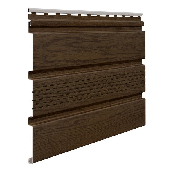 Стрехи Nature - Орех, перфориран панел за висококачествено покритие на покриви и фасади, LATIVA.bg