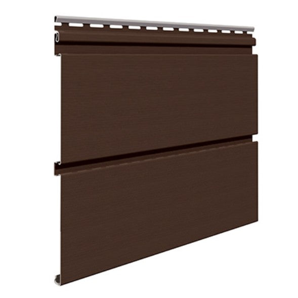 Стрехи Unicolor в кафяв цвят, панел със скрита вентилация за покриви и фасади, идеални за ремонт на покриви, LATIVA.bg