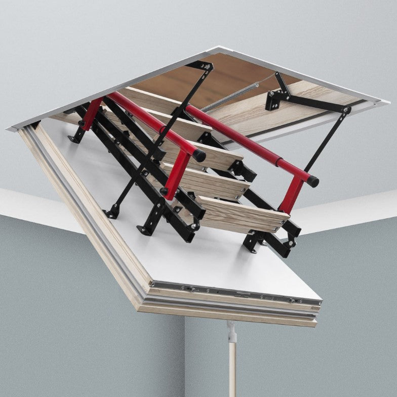 Таванска стълба Oman Polar Plus - идеално решение за достъп до тавански помещения. Качествени стълби от LATIVA.bg.