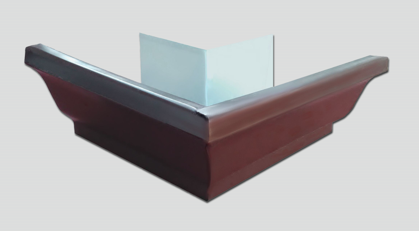 Вътрешен и външен ъгъл за безшевни улуци, перфектен за ремонт на покриви и скатни покриви. LATIVA.bg