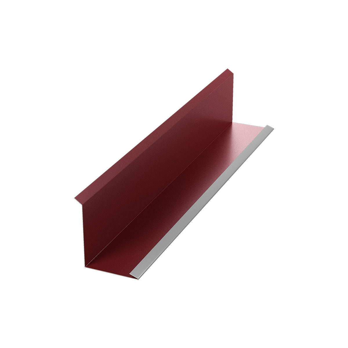 Стенна планка долна в червено за покриви, идеална за ремонт на покриви и конструктивни решения.