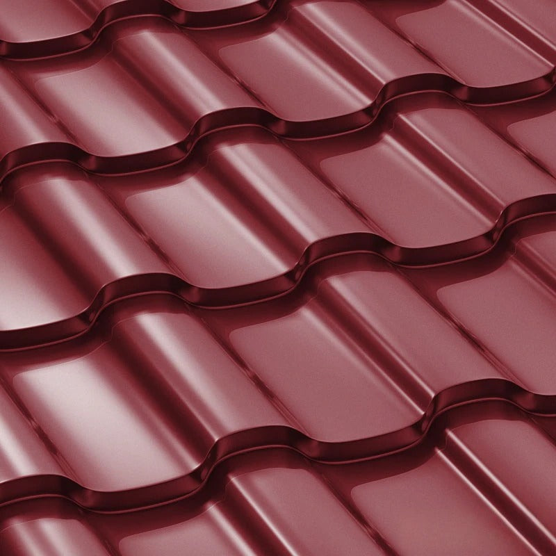 Червени метални керемиди за къща: как да избереш покритие, цвят и профил, без да се чудиш после