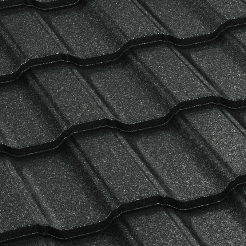 Метални керемиди Adriatic – графитени ламаринени керемиди за покрив, метални керемиди цена и покривна ламарина цени