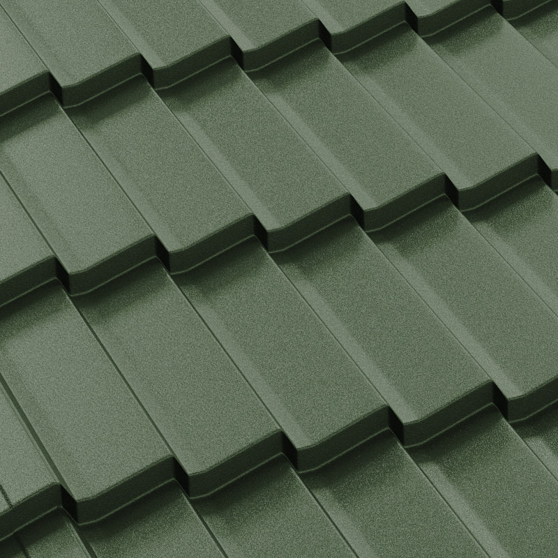 Метални керемиди Dacic – зелени метални керемиди, ламаринени керемиди и покривна ламарина за ремонт на покриви, керемиди цена