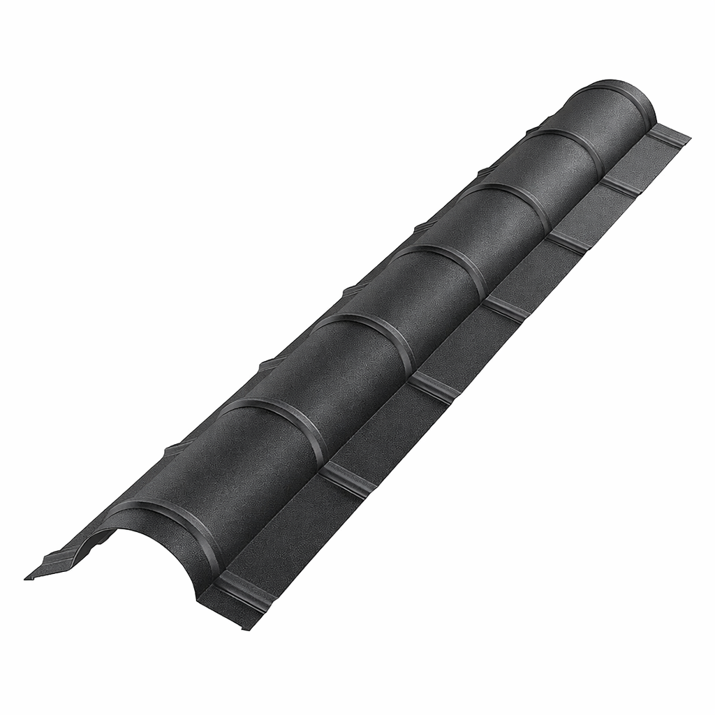 Large semicircular ridge cap