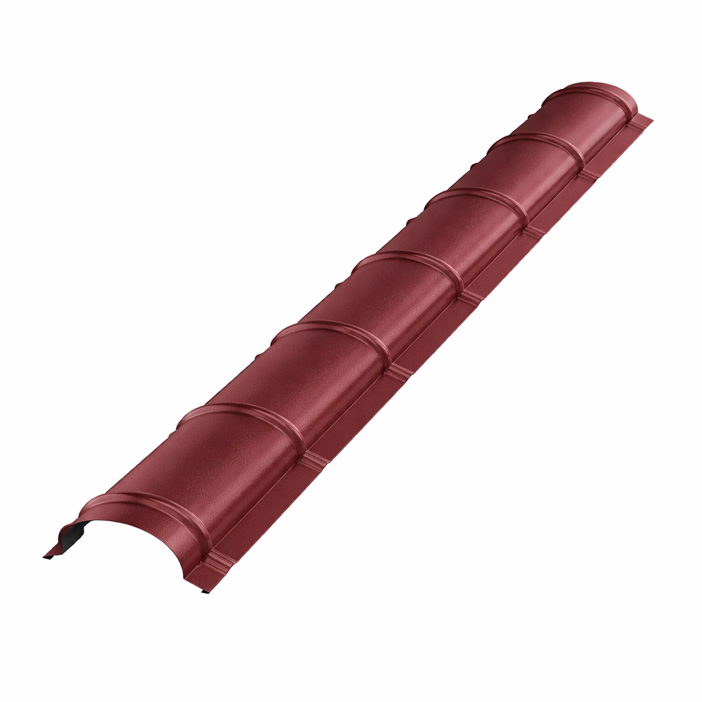 Small semicircular ridge cap