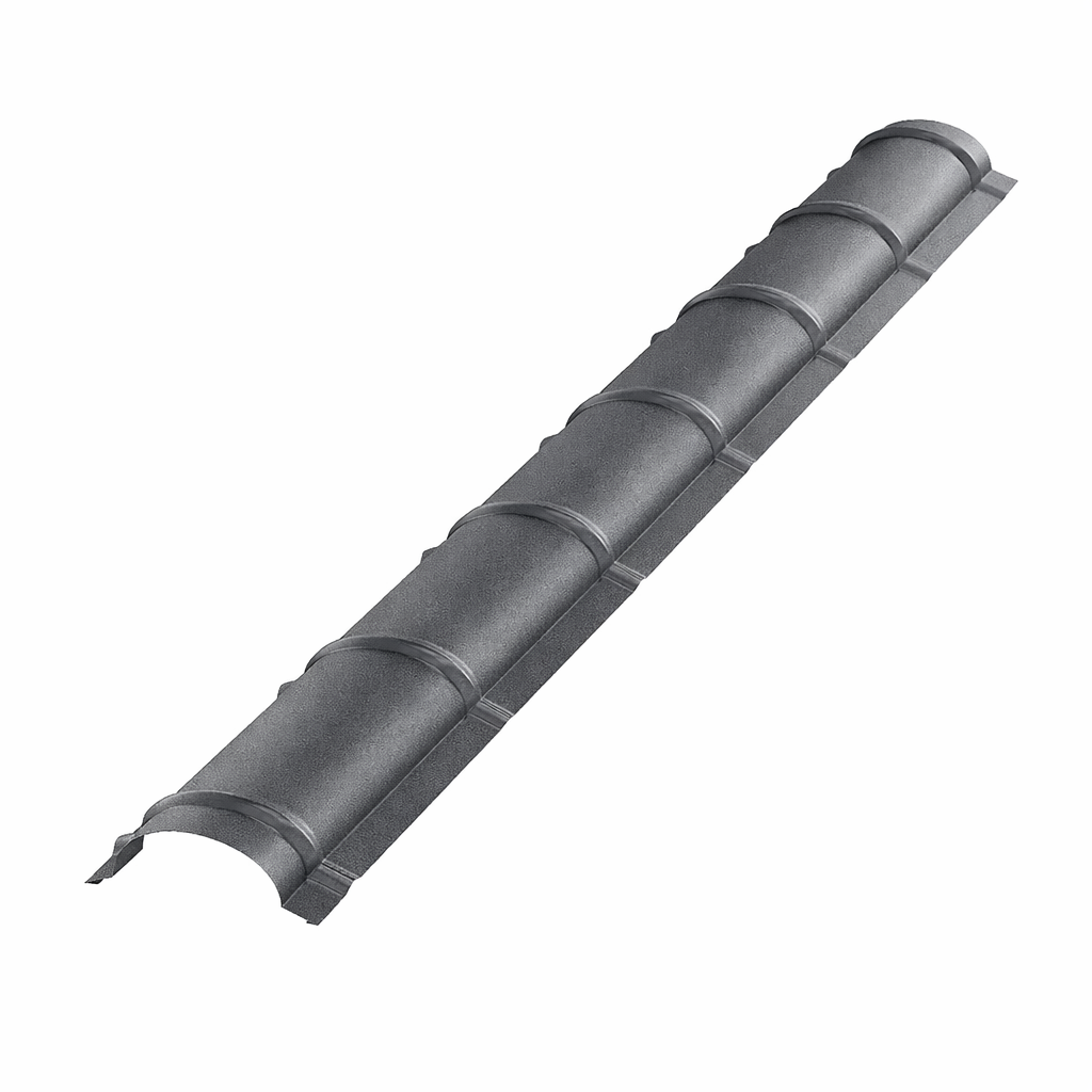 Small semicircular ridge cap