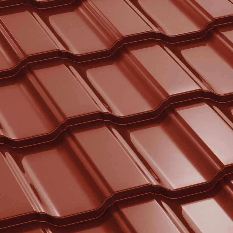 Метални керемиди BILKA Adriatic Гланц – гланцови метални керемиди, ламарина за покрив, керемиди цена