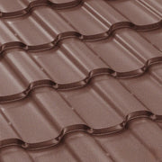 Метални керемиди BILKA Iberic Mat в кафяв цвят, идеални за ремонт на покриви, високо качество и стил - LATIVA.bg