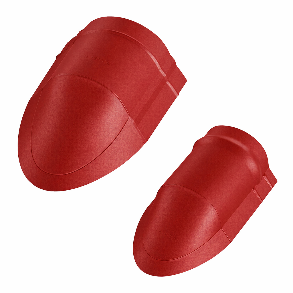 Closing element (cover) for inclined ridge